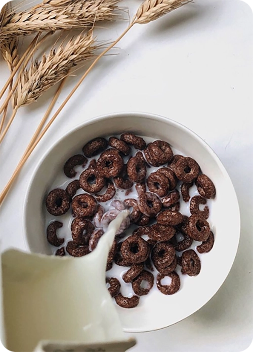 bol de céréales au chocolat