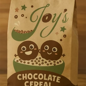 packaging des céréales au chocolat