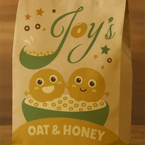 packaging des céréales Avoine et miel