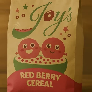 packaging des céréales Fruits rouges